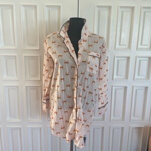 Jcrew cheetah pajamas